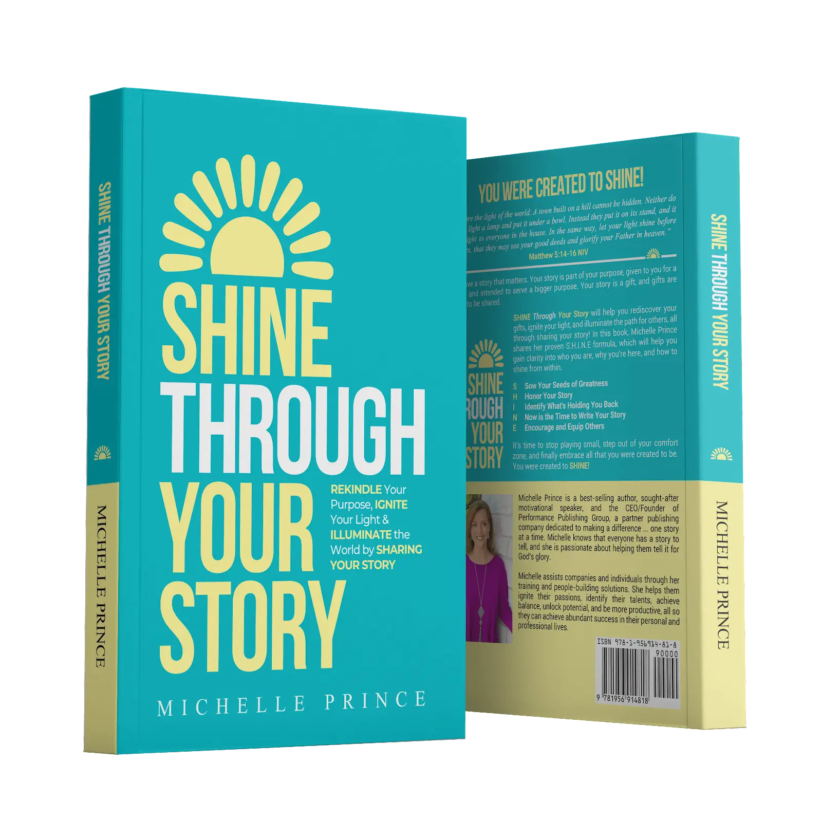 shine through your story book cover front and back