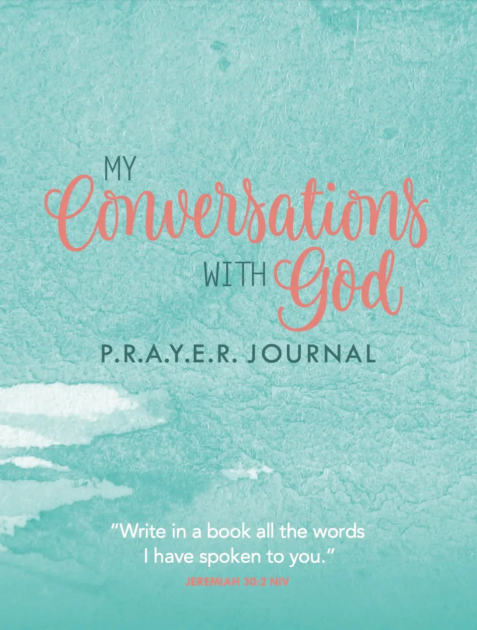 conversations with god prayer journal book cover
