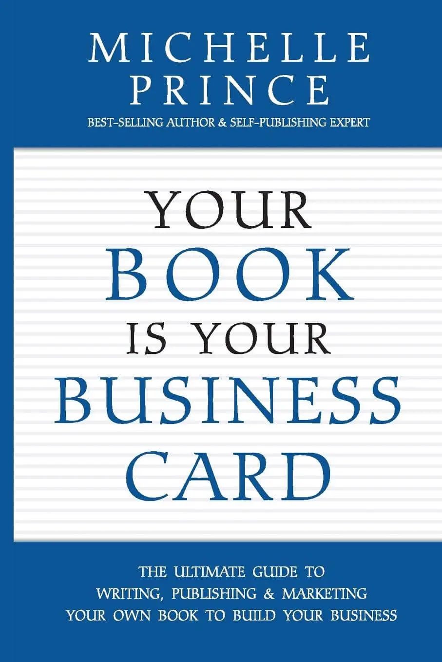 your book is your business card book cover